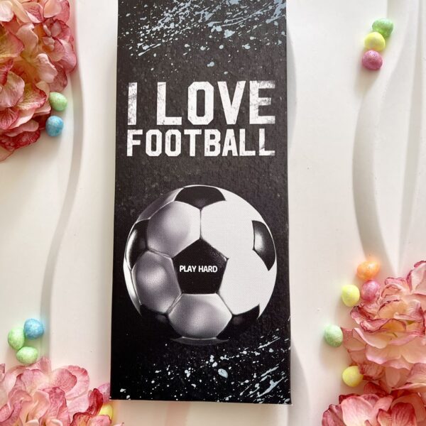 Σετ λαμπάδα & καμβάς ”Football”