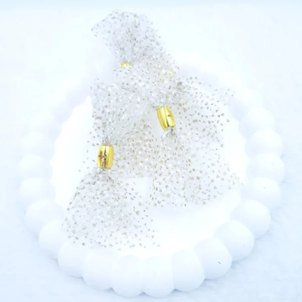 Μαρτυρικό πέτου με τούλι με glitter kymi