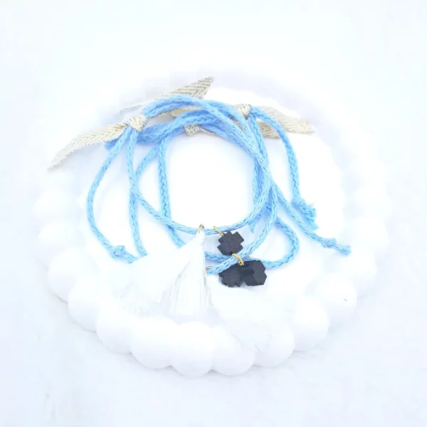 Μαρτυρικό βραχιόλι με ξύλινο σταυρό kymi