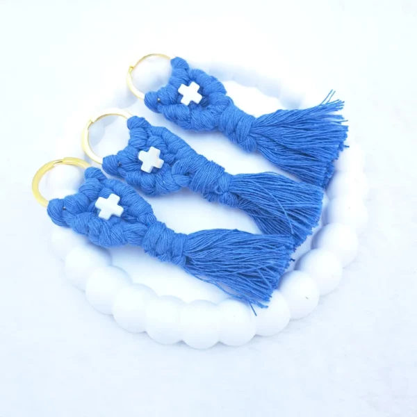 Μαρτυρικό μπρελόκ μακραμέ kymi