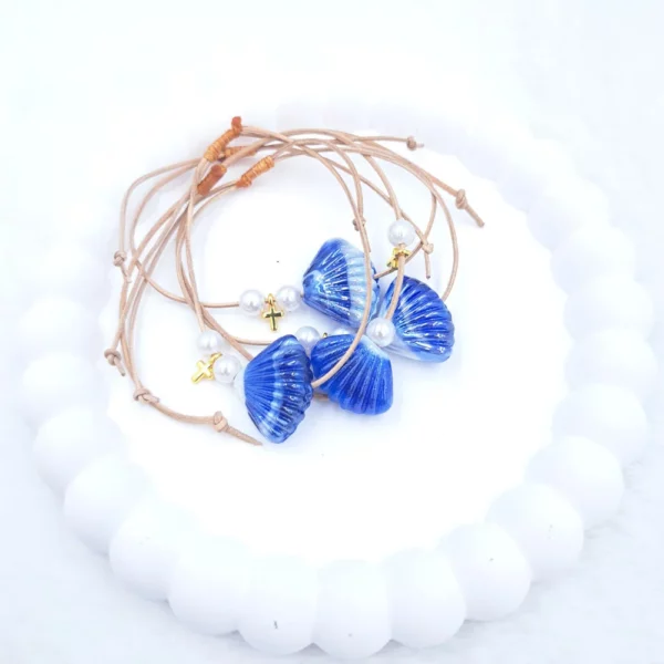 Μαρτυρικό βραχιόλι με μπλε αχιβάδα kymi