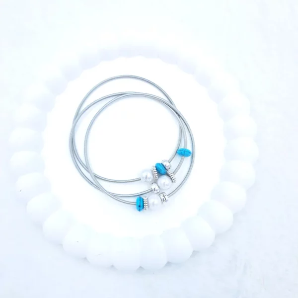 Μαρτυρικό βραχιόλι μετταλικό ασημένιο kymi