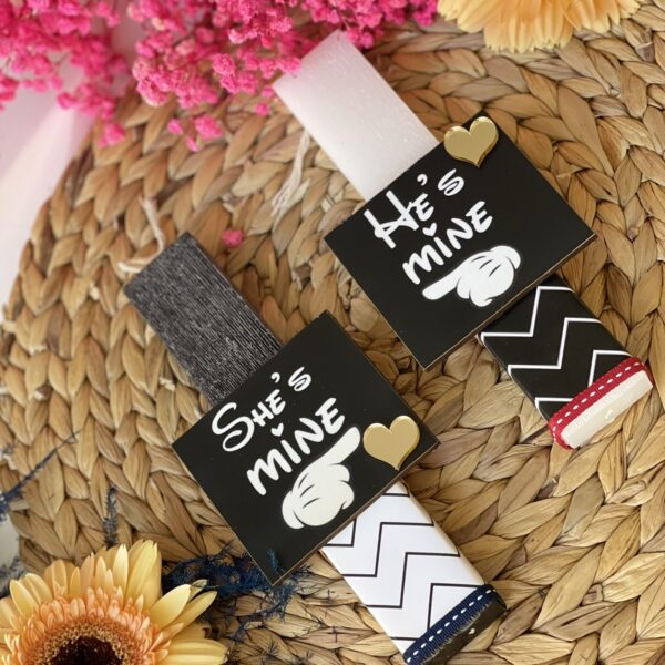 Set λαμπάδες για ζευγάρια ”Mickey”