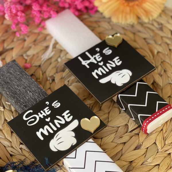 Set λαμπάδες για ζευγάρια ”Mickey”