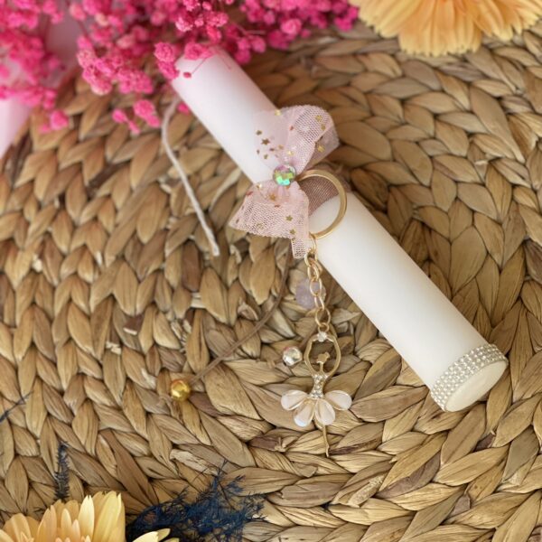 Λαμπάδα μπρελόκ μπαλαρίνα