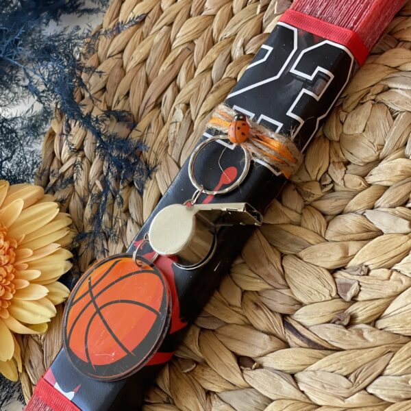 Σετ λαμπάδα & καμβάς ”NBA”