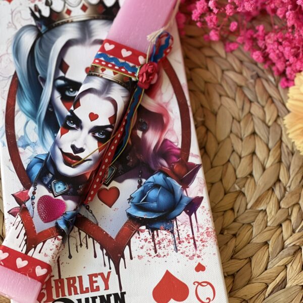 Σετ λαμπάδα & καμβάς ”Harley”