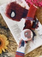 Σετ λαμπάδα & καμβάς ”Spiderman”