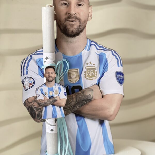 Λαμπάδα Διακοσμητική φιγούρα ”Messi”