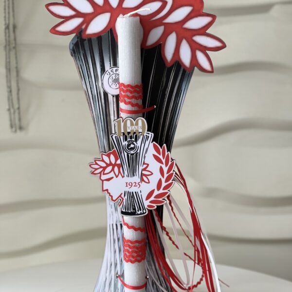 Λαμπάδα Διακοσμητική φιγούρα ”Ολυμπιακός ”