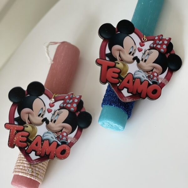 Set Λαμπάδες για ζευγάρια ”Love Minnie-Mickey ΙΙ”