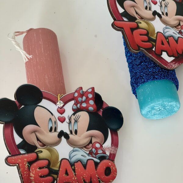 Set Λαμπάδες για ζευγάρια ”Love Minnie-Mickey”