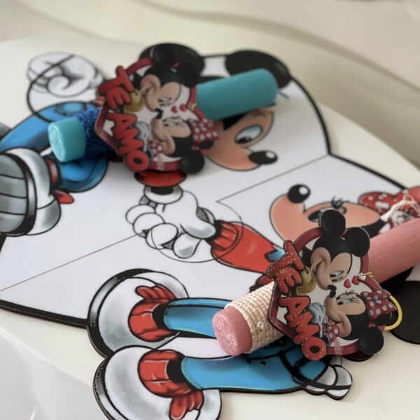 Set Λαμπάδες για ζευγάρια ”Love Minnie-Mickey ΙΙ”