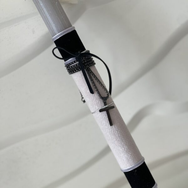 Εφηβική-Αντρική λαμπάδα ”Μοντέρνος σταυρός λαιμού”