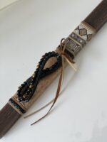 Εφηβική-Αντρική λαμπάδα με βραχιόλι με χάντρες