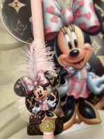 SET λαμπάδα και φιγούρα stand ”Minnie”