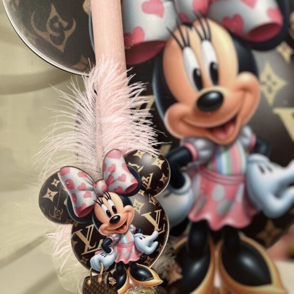 SET λαμπάδα και φιγούρα stand ”Minnie”