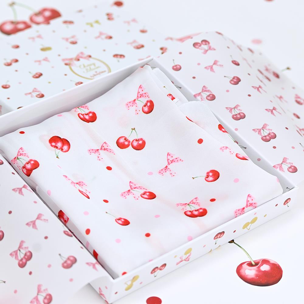 Μπομπονιέρα Μαντήλι cherry bloom Μπομπονιέρα Μαντήλι cherry bloom