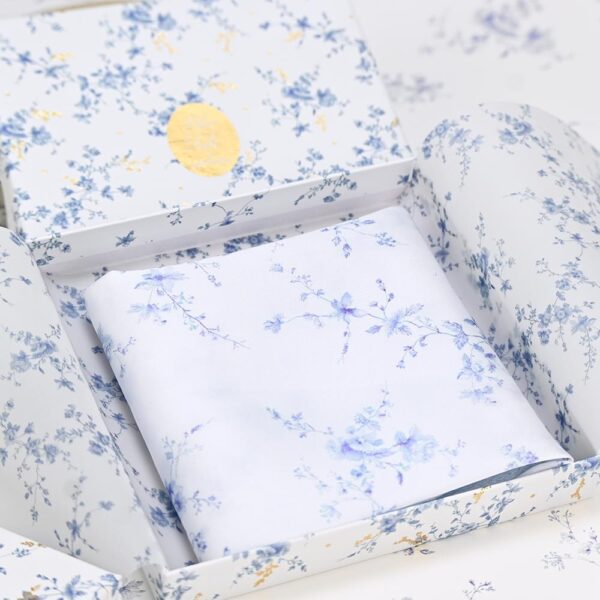 Μπομπονιέρα Μαντήλι blue toile