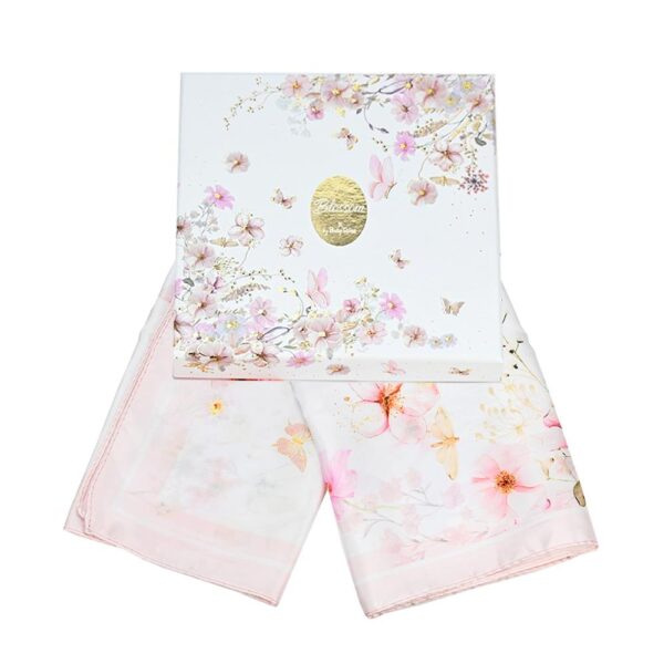 Μπομπονιέρα Μαντήλι pink blossom