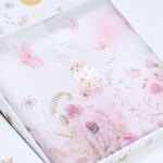 Μπομπονιέρα Μαντήλι pink blossom