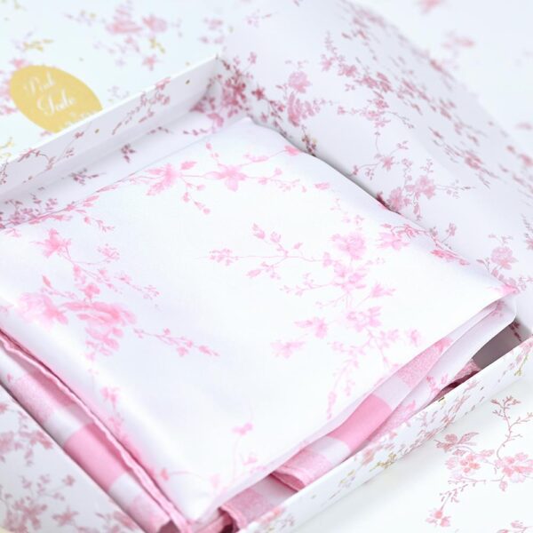 Μπομπονιέρα Μαντήλι pink toile