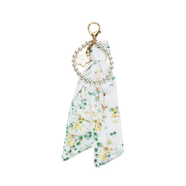 Μπομπονιέρα Charm με μαντιλάκι και πέρλες eden