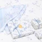 Μπομπονιέρα Μαντήλι blue toile