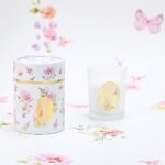 Μπομπονιέρα Κερί pink fleur