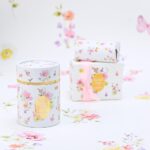 Μπομπονιέρα Κερί pink fleur