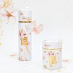 Μπομπονιέρα Κερί pink blossom