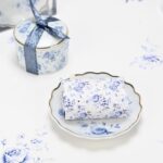 Μπομπονιέρα Πιατάκι πορσελάνη blue flowers