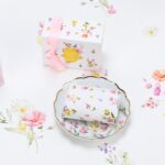 Μπομπονιέρα Πιατάκι πορσελάνη pink fleur