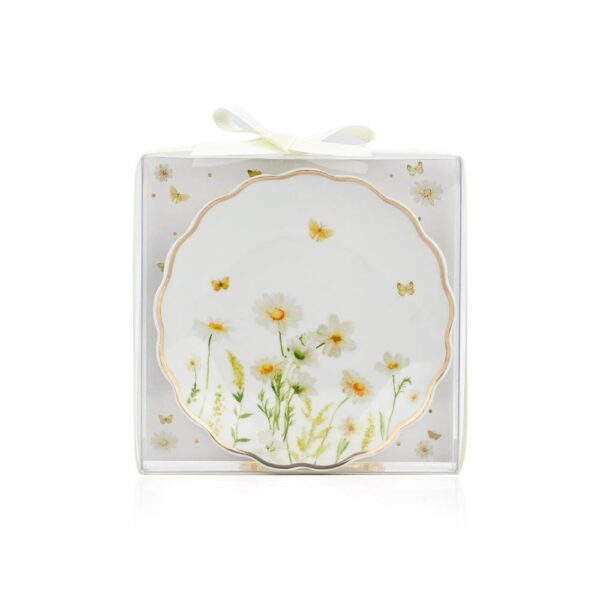 Μπομπονιέρα Πιατάκι πορσελάνη daisy