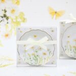 Μπομπονιέρα Πιατάκι πορσελάνη daisy