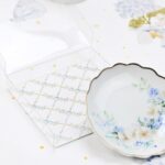 Μπομπονιέρα Πιατάκι πορσελάνη blue fleur