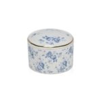 Μπομπονιέρα Μπιζουτιέρα από πορσελάνη blue flowers