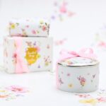 Μπομπονιέρα Μπιζουτιέρα από πορσελάνη pink fleur