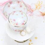 Μπομπονιέρα Μπιζουτιέρα από πορσελάνη pink blossom