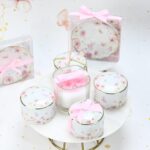 Μπομπονιέρα Μπιζουτιέρα από πορσελάνη pink blossom