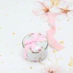 Μπομπονιέρα Μπιζουτιέρα από πορσελάνη pink blossom