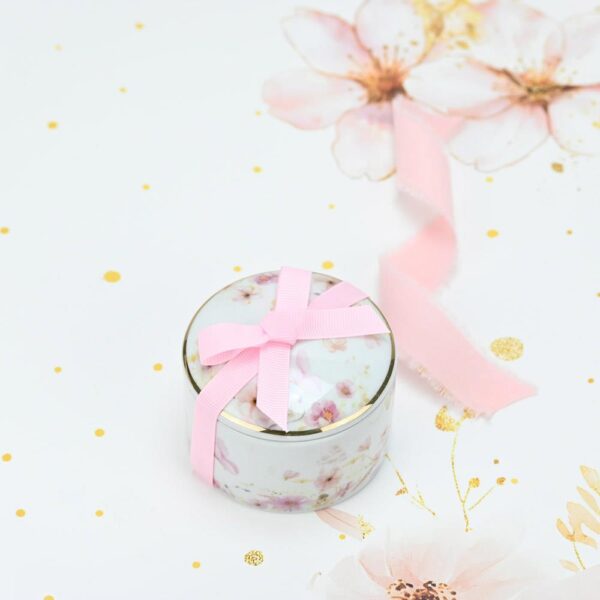 Μπομπονιέρα Μπιζουτιέρα από πορσελάνη pink blossom