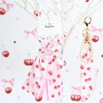 Μπομπονιέρα Scrunchie με μαντίλι cherry bloom