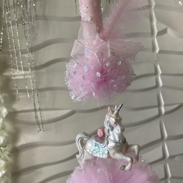 Λαμπάδα Ροζ Μονόκερος