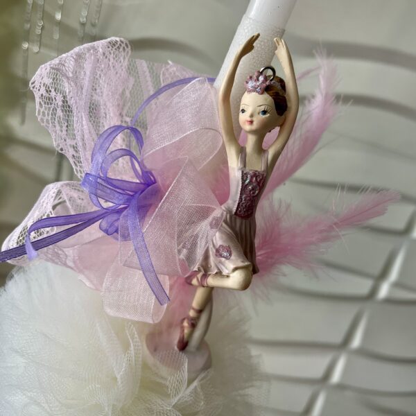 Λαμπάδα ”Little lila Ballerina ”