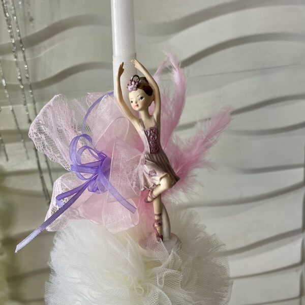 Λαμπάδα ”Little lila Ballerina ”