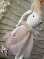 Λαμπάδα πλεκτό κουνελάκι