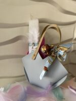 Λαμπάδα τύπου ”Tiffany’s ”με τσαντούλα