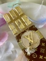Λαμπάδα σοκολάτα τύπου ”Loui Vouiton”