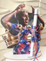 SET λαμπάδα και φιγούρα stand ”Yamal”